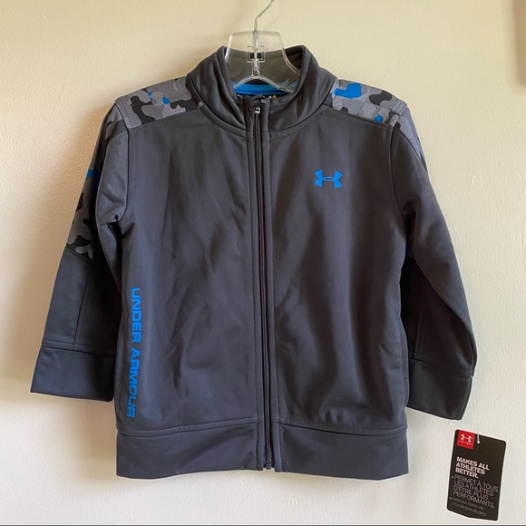 Under Armour Infant Boys 2 Piece Track Suit Gray & Camouflage Size 24 Months - Picture 4 of 10